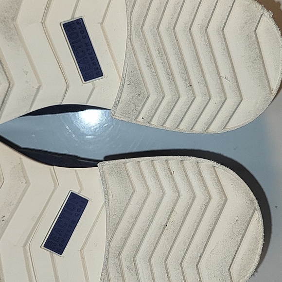 Like New Men's Kenneth Cole Reaction Navy Klay Flex Lace Up Shoes (10W) - Picture 6 of 10